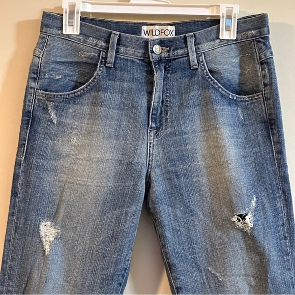 Revolve Wildfox Couture Lola Oversized Boyfriend Jeans in Hideout Size 26 - Picture 4 of 14